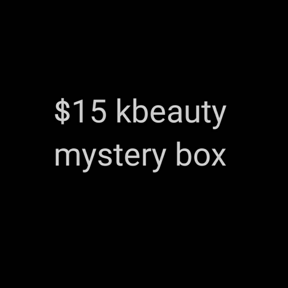 $15 Korean beauty mystery box